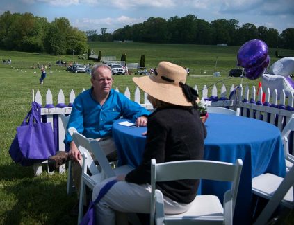 Dr. Harris speaks with another potential patient of MHRPA - headache treatments.