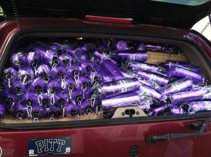 The Migraine Headache Relief Center of Pennsylvania brought a ton of bottles to Willowdale.