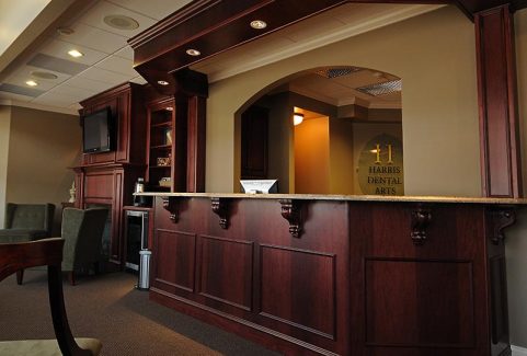 The front desk at Migraine Headache Relief Center of Pennsylvania (MHRPA) in Kennett Square, PA