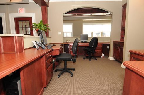 The front office at Migraine Headache Relief Center of Pennsylvania (MHRPA).