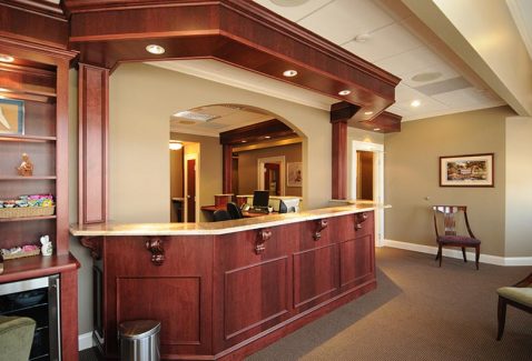 Another shot of the checkin area at Migraine Headache Relief Center of Pennsylvania (MHRPA) in Kennett Square, PA