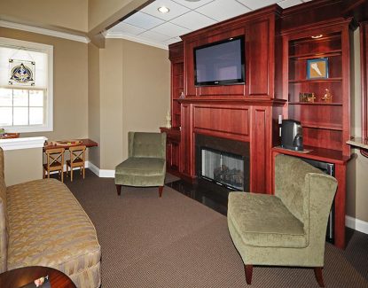 Looking into the MHRPA lobby.
